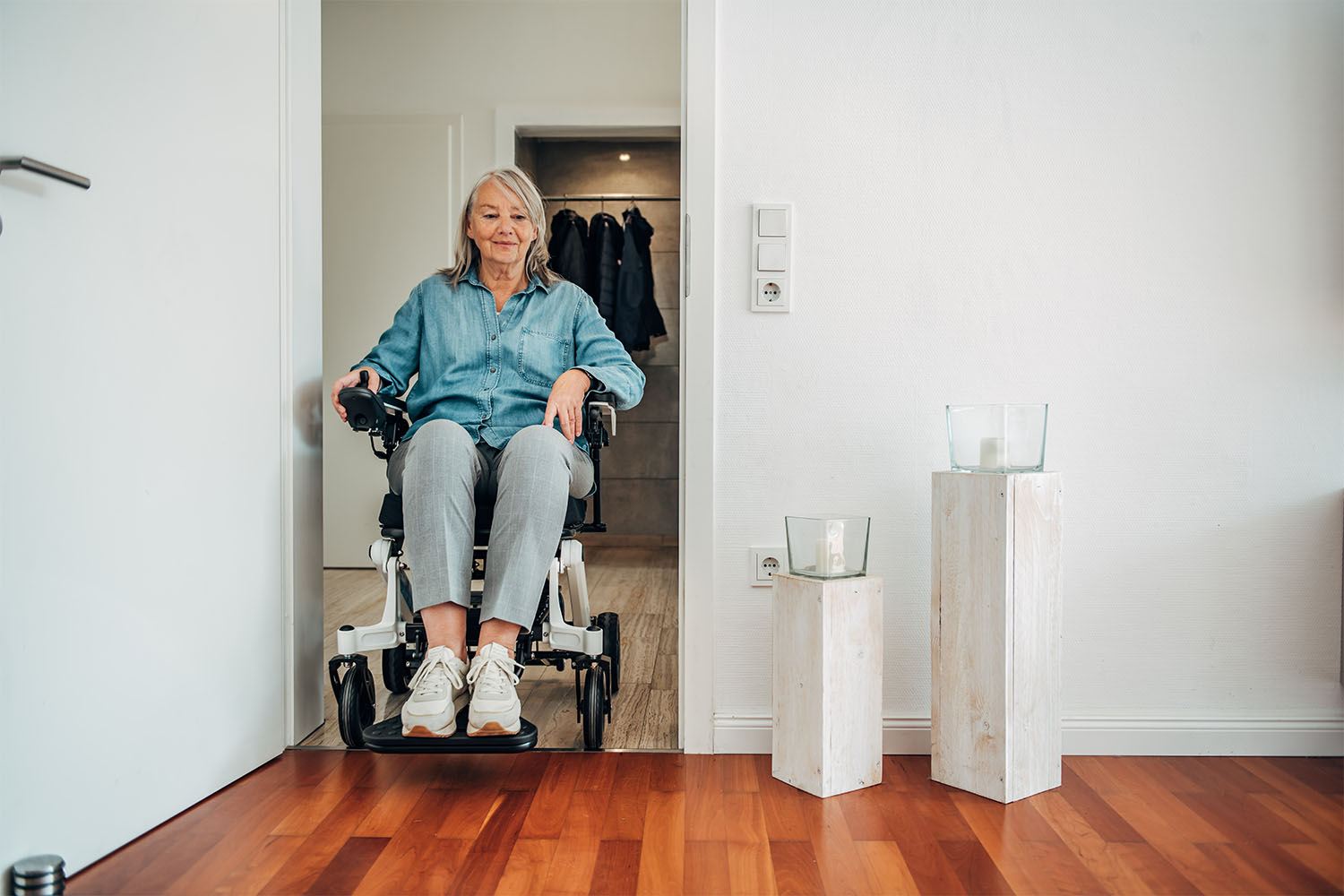 E-Rollstuhl in der Wohnung nutzen