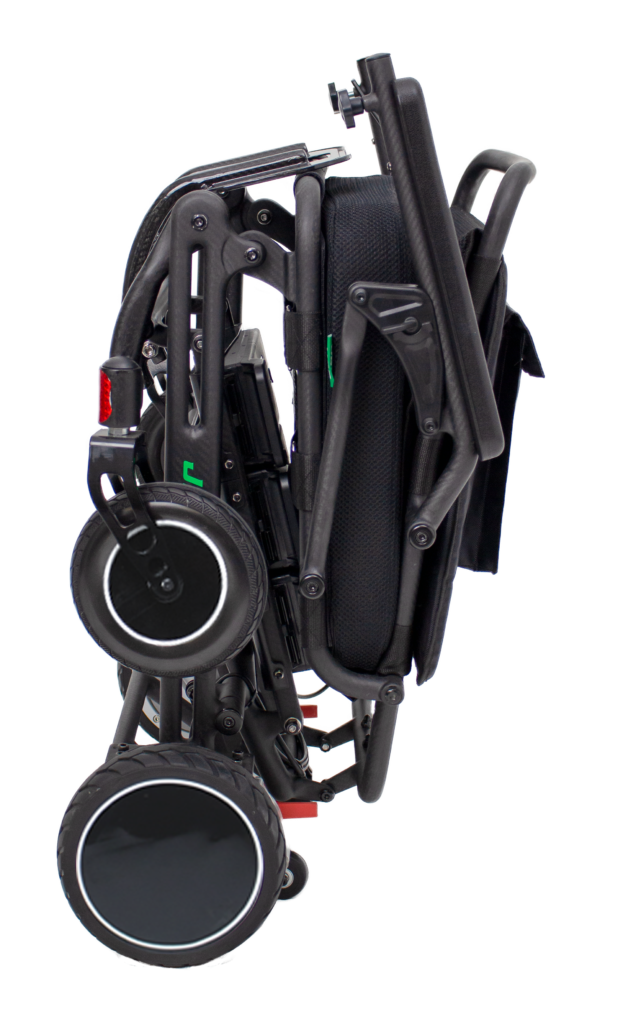 faltbarer Carbon-Rollstuhl idealer E-Rollstuhl für den Innenbereich