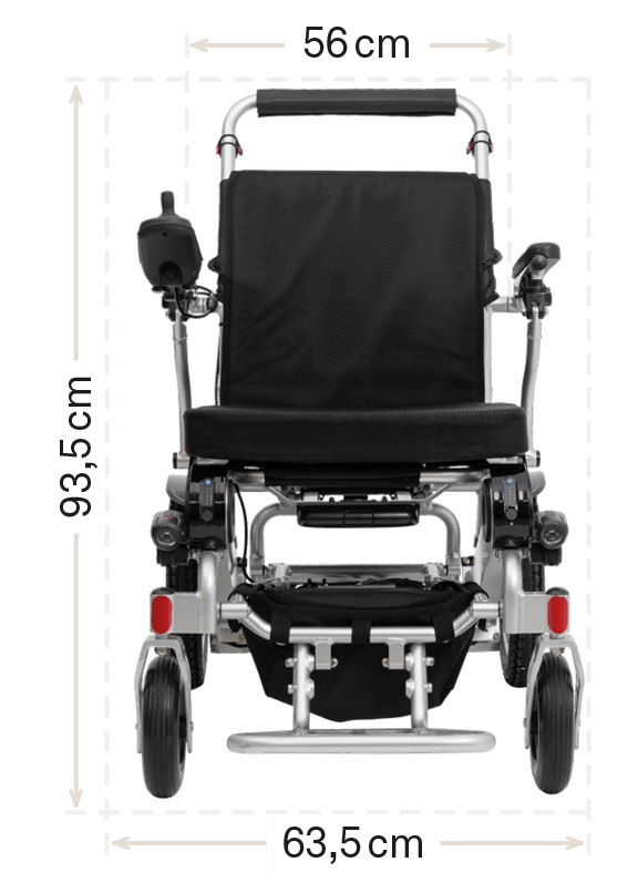LXplus-Rollstuhl-frontal-mit-Maße